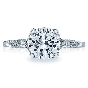 Tacori Platinum Simply Tacori Engagement Ring 2603RD75