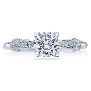 Tacori Platinum Simply Tacori Engagement Ring 2615RD6