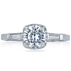 Tacori Dantela 18 Karat Engagement Ring 2626RD75