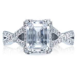 Tacori Dantela 18 Karat Engagement Ring 2627ECLG