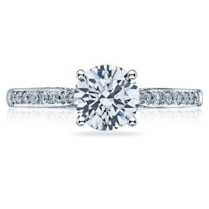 Tacori 2638RDP65 18 Karat Dantela Engagement Ring