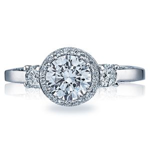 Tacori Dantela 18 Karat Engagement Ring 2640RD65