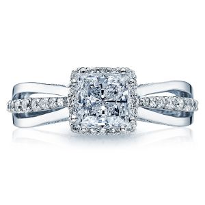 2641PR6 Tacori Dantela Platinum Engagement Ring