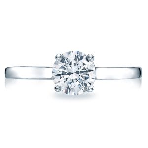 Simply Tacori Platinum Diamond Solitaire Engagement Ring 48RD6