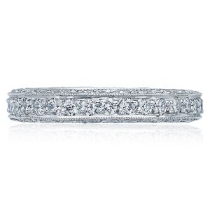 Tacori Platinum Crescent Silhouette Wedding Band HT2229