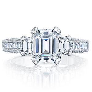 Tacori Crescent Platinum Engagement Ring HT227312X