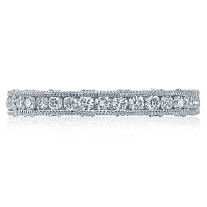 Tacori Platinum Crescent Silhouette Wedding Band HT2510B
