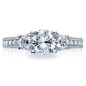 Tacori Crescent 18 Karat Engagement Ring HT25126512X