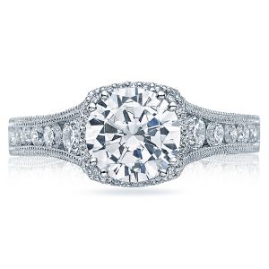 Tacori Crescent Platinum Engagement Ring HT2515RD812X