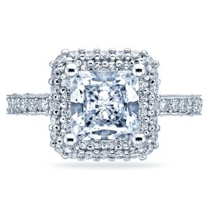 HT2522PR75 Tacori Crescent 18 Karat Engagement Ring