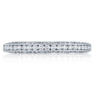 Tacori HT2550B12 Platinum Classic Crescent Wedding Ring