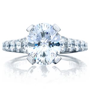 Tacori HT2623OV10X8 Platinum RoyalT Engagement Ring