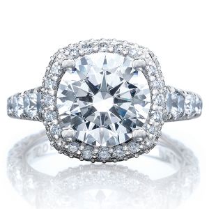 Tacori HT2624CU95 Platinum RoyalT Engagement Ring