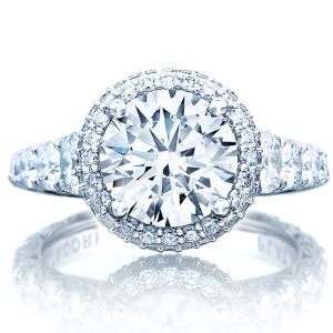 Tacori HT2624RD85 Platinum RoyalT Engagement Ring