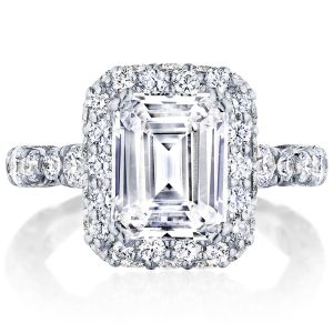 Tacori HT2653EC95X75 18 Karat RoyalT Engagement Ring