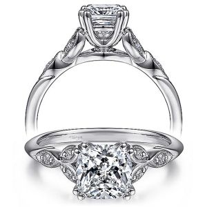 Taryn 14k White Gold Cushion Cut Diamond Engagement Ring TE11721C6W44JJ