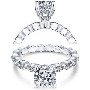Taryn 14k White Gold Round Diamond Engagement Ring TE13910R4W44JJ