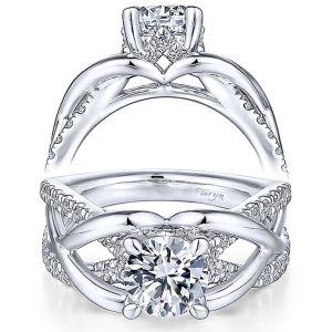 Taryn 14k White Gold Round Diamond Engagement Ring TE14417R4W44JJ