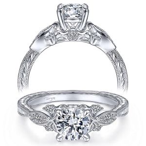 Taryn 14k White Gold Round Diamond Engagement Ring TE14768R3W44JJ