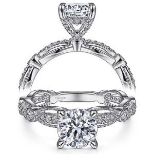 Taryn 14k White Gold Round Diamond Engagement Ring TE15200R4W44JJ