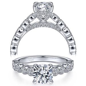 Taryn 14k White Gold Round Diamond Engagement Ring TE15272R4W44JJ