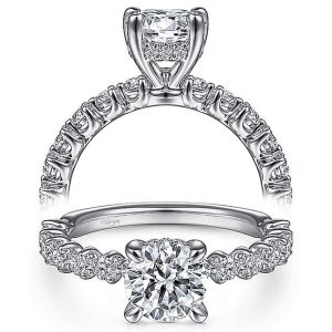 Taryn 14k White Gold Round Diamond Engagement Ring TE15277R4W44JJ