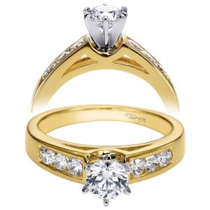 Taryn 14k Yellow Gold Round Straight Engagement Ring TE2352M43JJ