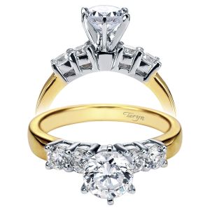 Taryn 14k Yellow Gold Round Straight Engagement Ring TE3713M44JJ