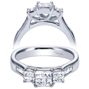Taryn 14k White Gold Straight Engagement Ring TE4321W44JJ