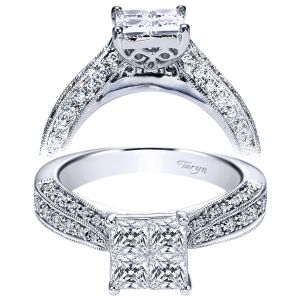 Taryn 14k White Gold Straight Engagement Ring TE4360W44JJ