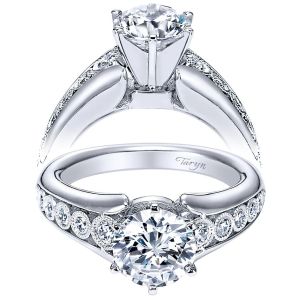 Taryn 14k White Gold Round Straight Engagement Ring TE6030W44JJ