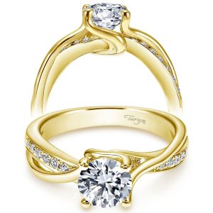 Taryn 14k Yellow Gold Round Bypass Engagement Ring TE6360Y44JJ