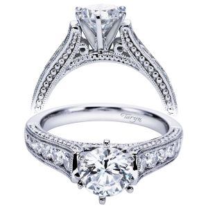 Taryn 14k White Gold Straight Engagement Ring TE6701W44JJ