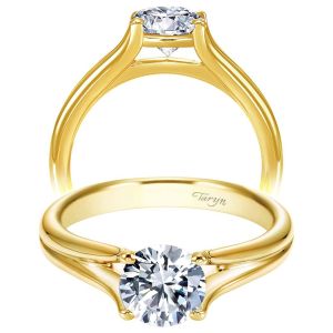 Taryn 14k Yellow Gold Round Solitaire Engagement Ring TE7516Y4JJJ