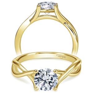 Taryn 14k Yellow Gold Round Straight Engagement Ring TE7517Y4JJJ
