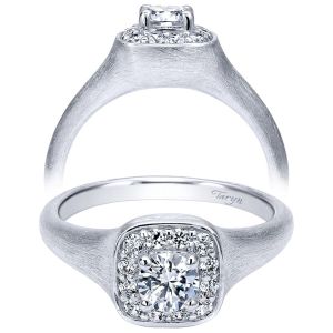 Taryn 14k White Gold Round Halo Engagement Ring TE911940R0W44JJ