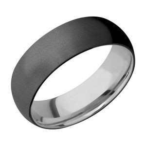 Lashbrook TISLEEVEZ7D Zirconium and Titanium Wedding Ring or Band