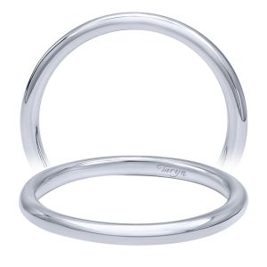 Taryn 14 Karat White Gold Straight Wedding Band TW10088W4JJJ