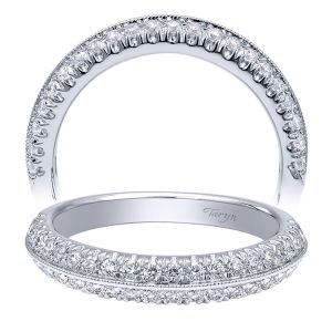 Taryn 14 Karat White Gold Matching Straight Wedding Band TW10179W44JJ