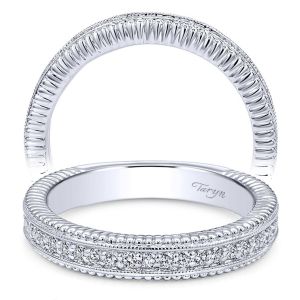 Taryn 14 Karat White Gold Straight Matching Wedding Band TW10248W44JJ