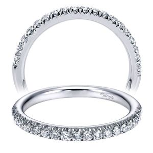 Taryn 14 Karat White Gold Matching Straight Wedding Band TW10698W44JJ