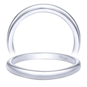 Taryn 14 Karat White Gold Curved Wedding Band TW10761W4JJJ