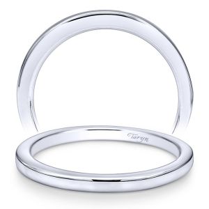 Taryn 14 Karat White Gold Straight Wedding Band TW10762W4JJJ