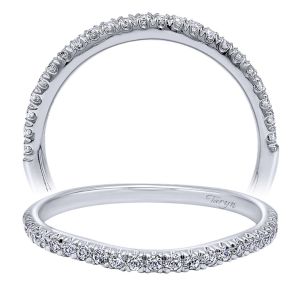 Taryn 14 Karat White Gold Straight Wedding Band TW10770W44JJ