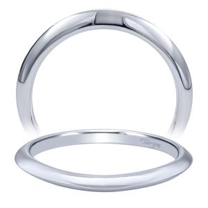 Taryn 14 Karat White Gold Straight Wedding Band TW10905W4JJJ