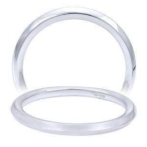 Taryn 14 Karat White Gold Straight Wedding Band TW10942W4JJJ