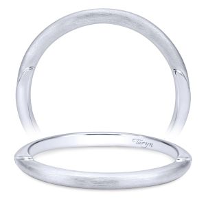 Taryn 14 Karat White Gold Straight Wedding Band TW11831R3W4JJJ