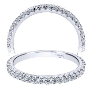 Taryn 18 Karat White Gold Straight Wedding Band TW11985R6W83JJ