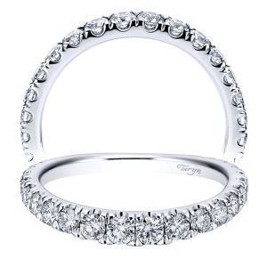 Taryn 18 Karat White Gold Curved Wedding Band TW11988R6W83JJ