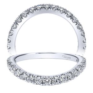 Taryn 18 Karat White Gold Curved Wedding Band TW11993R6W83JJ